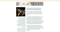 Desktop Screenshot of bigsmokebigband.com
